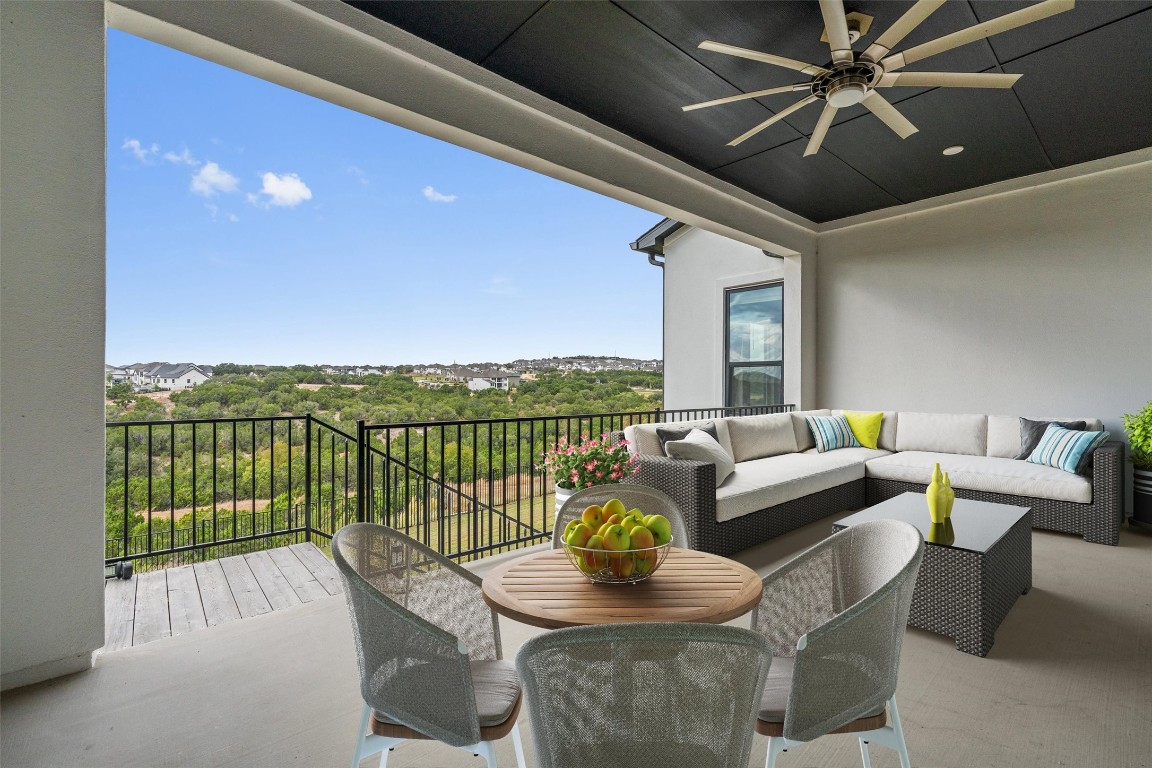 2201 Bel Paese Bend Leander, TX 78641 - Photo 1 of 1 a outdoor living space with furniture and garden view