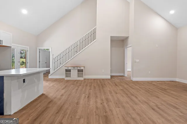 wooden floor in an empty room