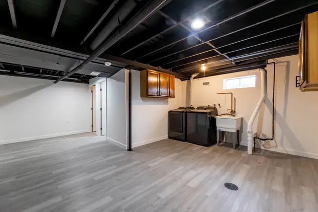 a view of a storage & utility room