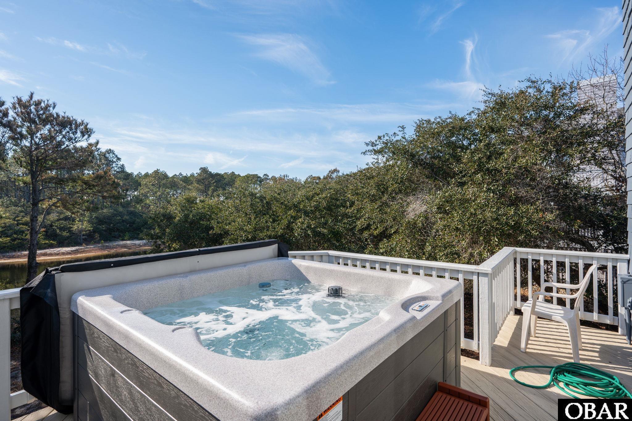 440 Myrtle Pond Road Corolla, NC 27927 - Photo 35 of 50 Hot Tub off ML Den