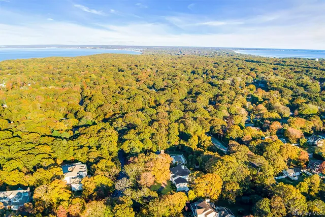 a view of beach and an ocean