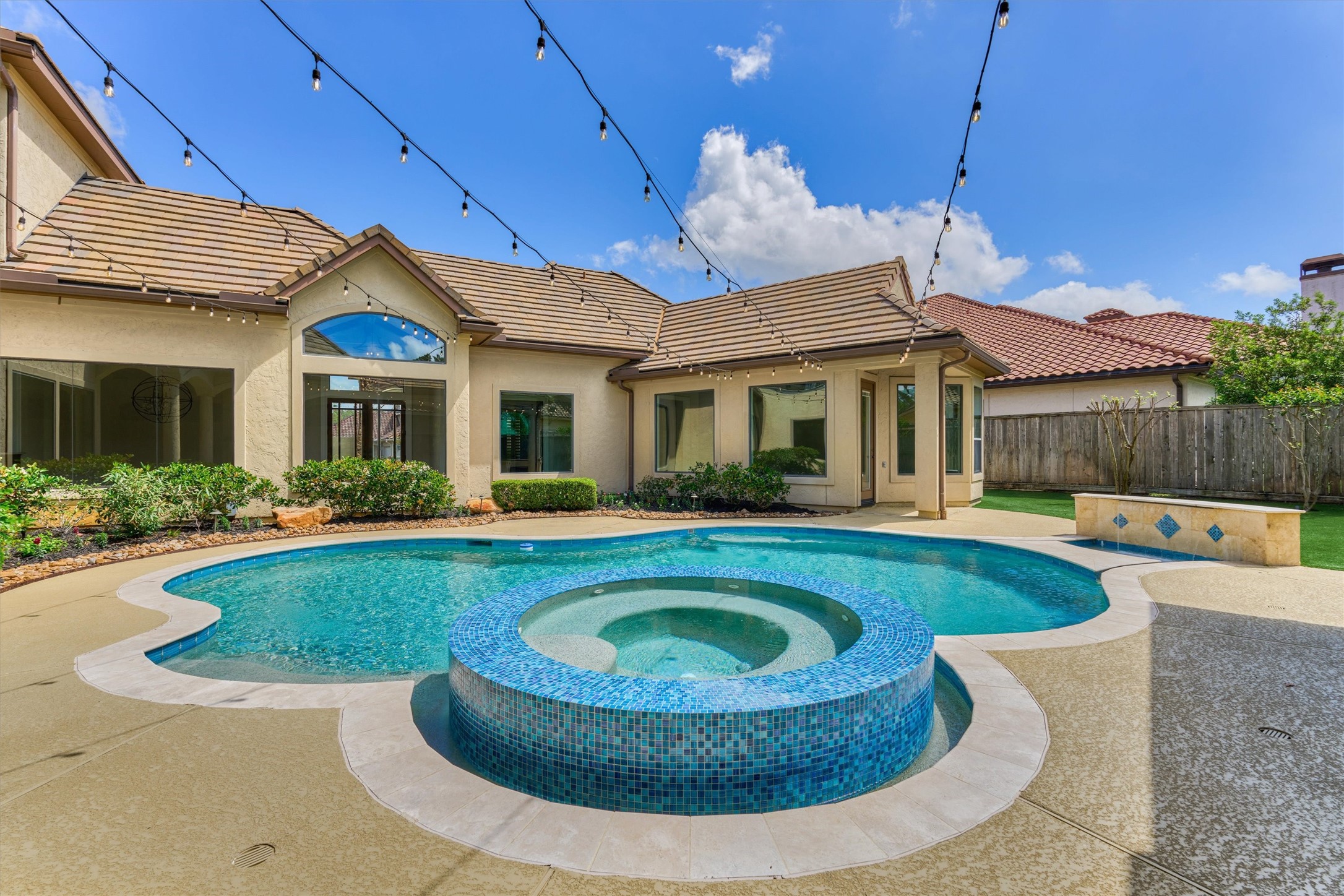 25 Post Shadow Estate Drive Spring, TX 77389 - Photo 44 of 49 a view of house with swimming pool outdoor seating