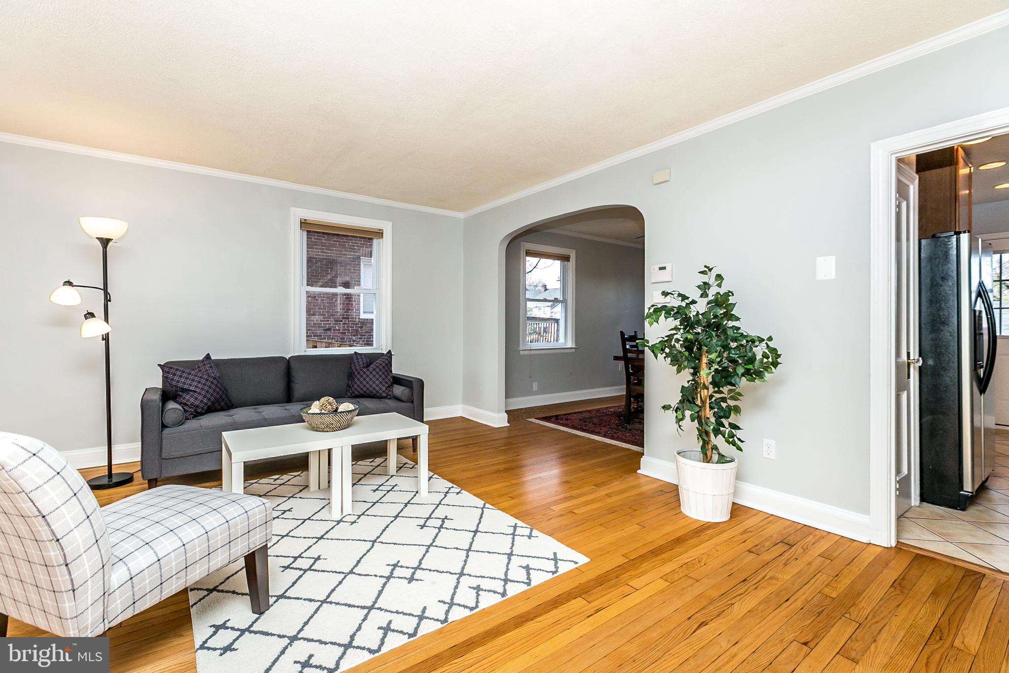 1000 Andover Road Baltimore, MD 21218 - Photo 2 of 31 Living room with beautiful HW floors