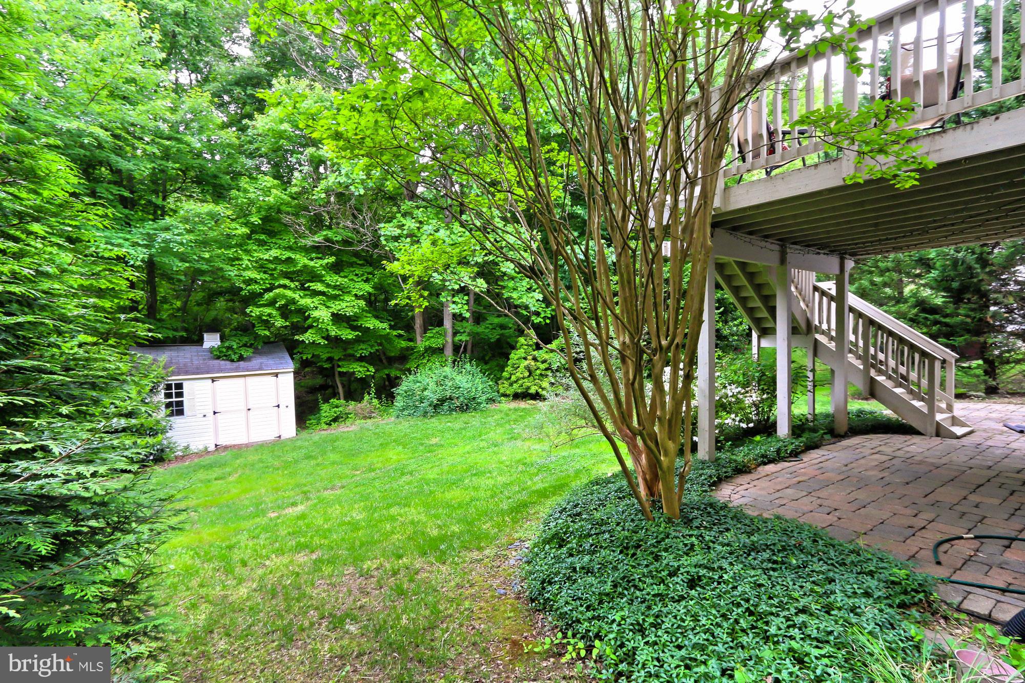 8428 Ambrose Court Springfield, VA 22153 - Photo 40 of 44 Back yard w/Deck and patio