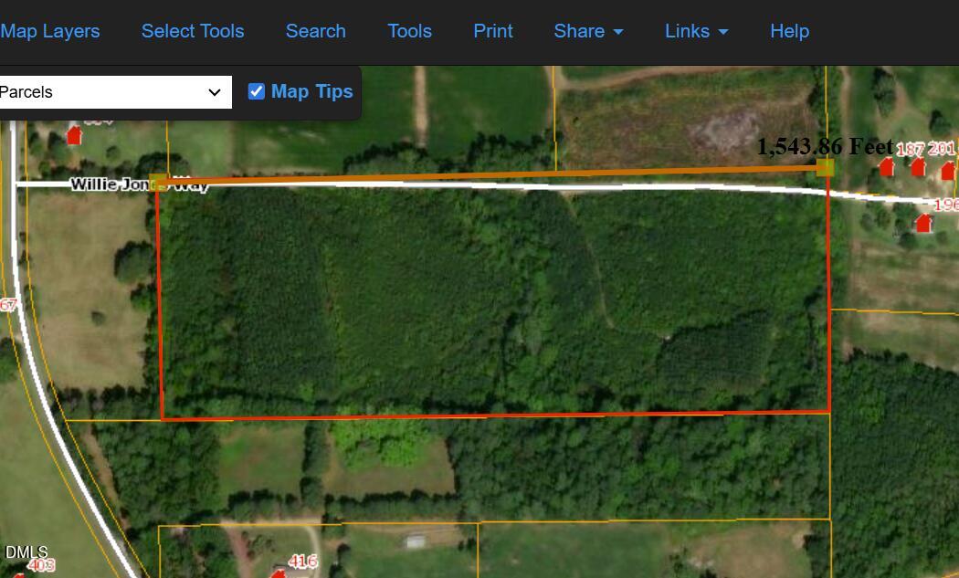 0 Walter Collins Road Castalia, NC 27816 - Photo 1 of 5 a view of a back yard
