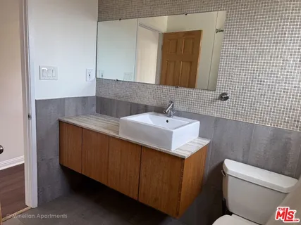 a bathroom with a sink and a toilet