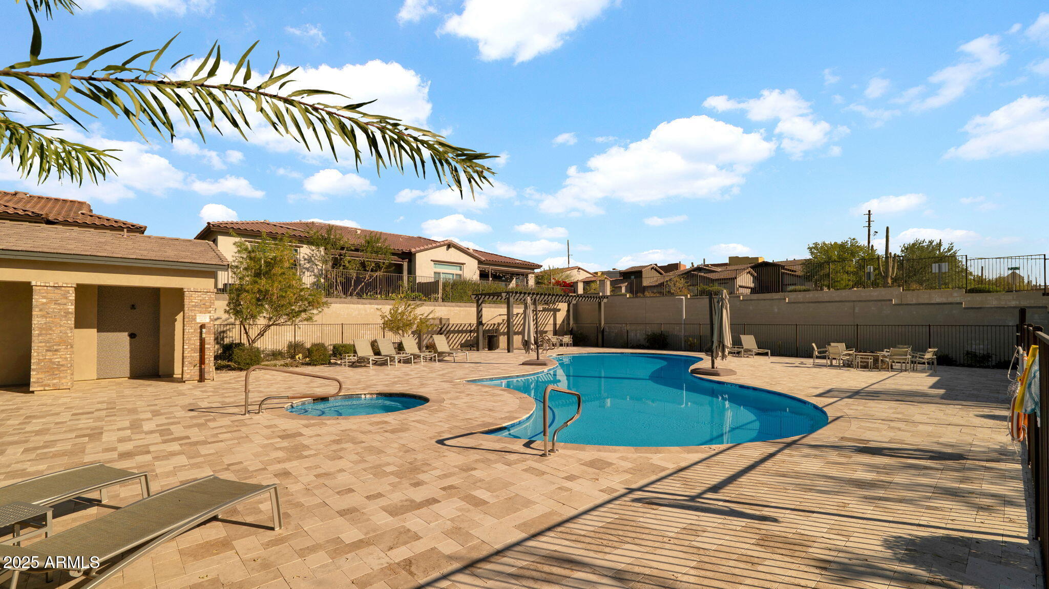 38500 North School House Road, Unit 8 Cave Creek, AZ 85331 - Photo 35 of 35 a view of a house with swimming pool and sitting area