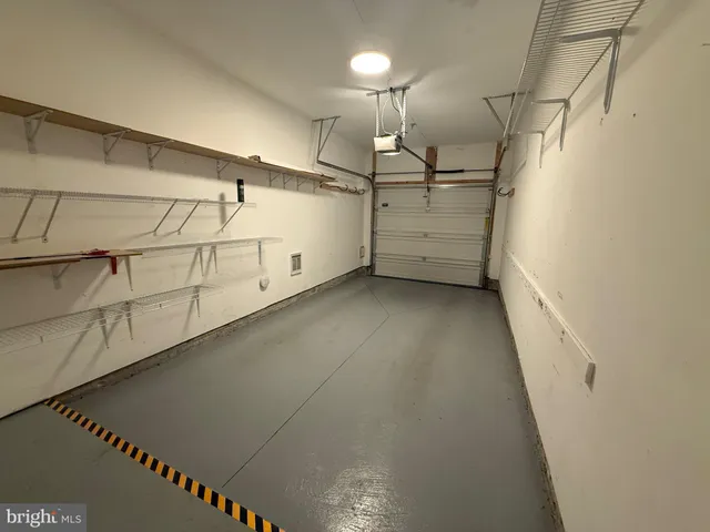 a view of elevator with hallway