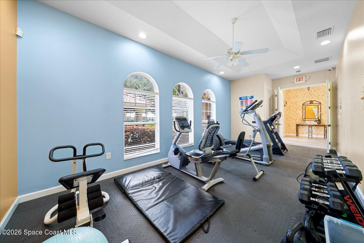 8200 Simpkins Way Melbourne, FL 32940 - Photo 47 of 49 a view of a room with gym equipment