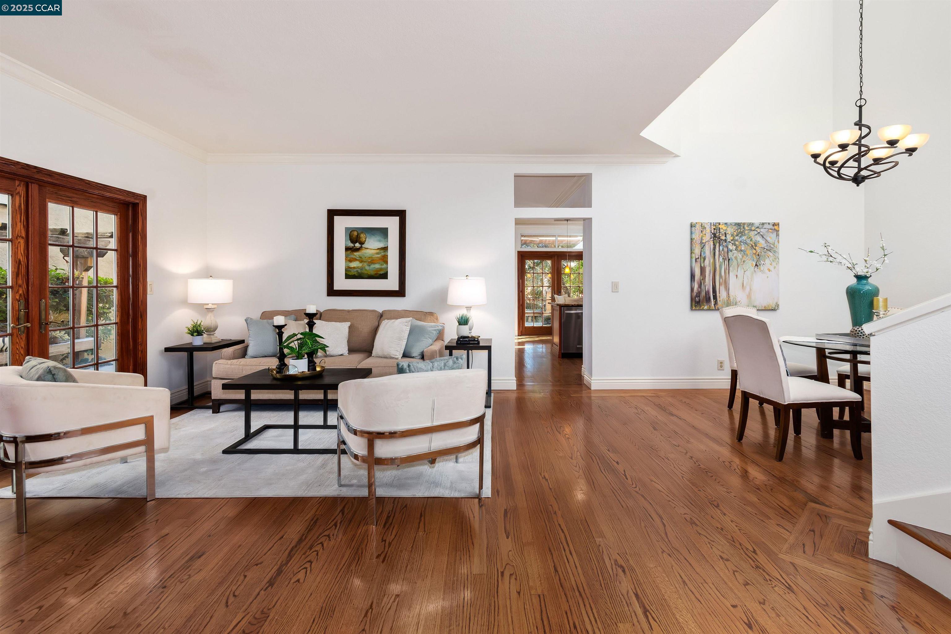 226 Lakeridge Way San Ramon, CA 94582 - Photo 10 of 59 a living room with furniture and wooden floor