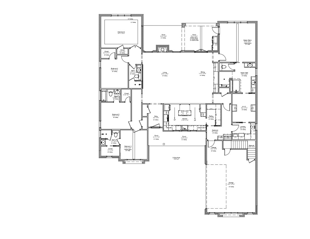 7028 Skipping Rock Path Bryan, TX 77808 - Photo 17 of 18 a picture of a room with wall frames