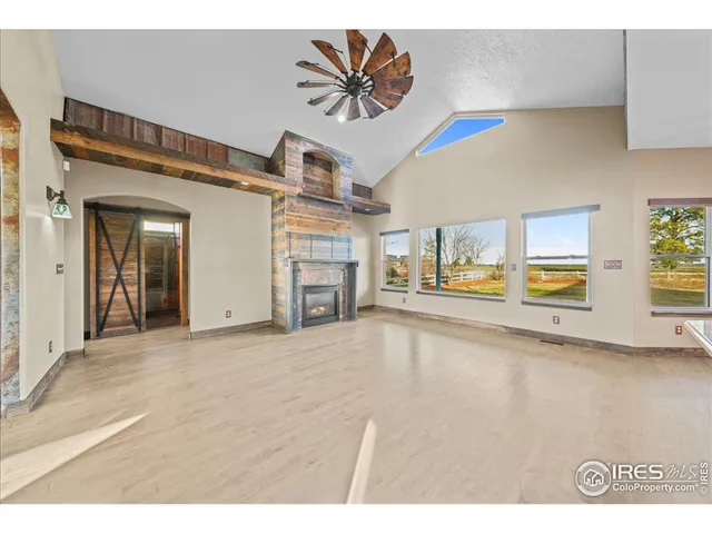 a view of an empty room