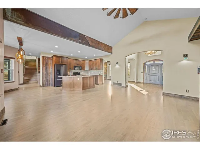 a view of a living room