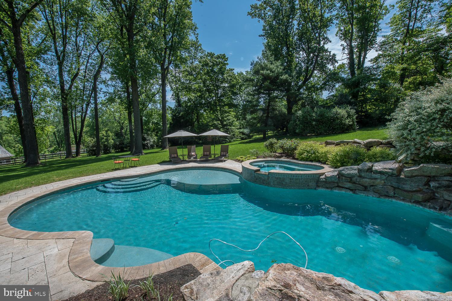633 Newtown Road Berwyn, PA 19312 - Photo 41 of 46 Serene pool setting