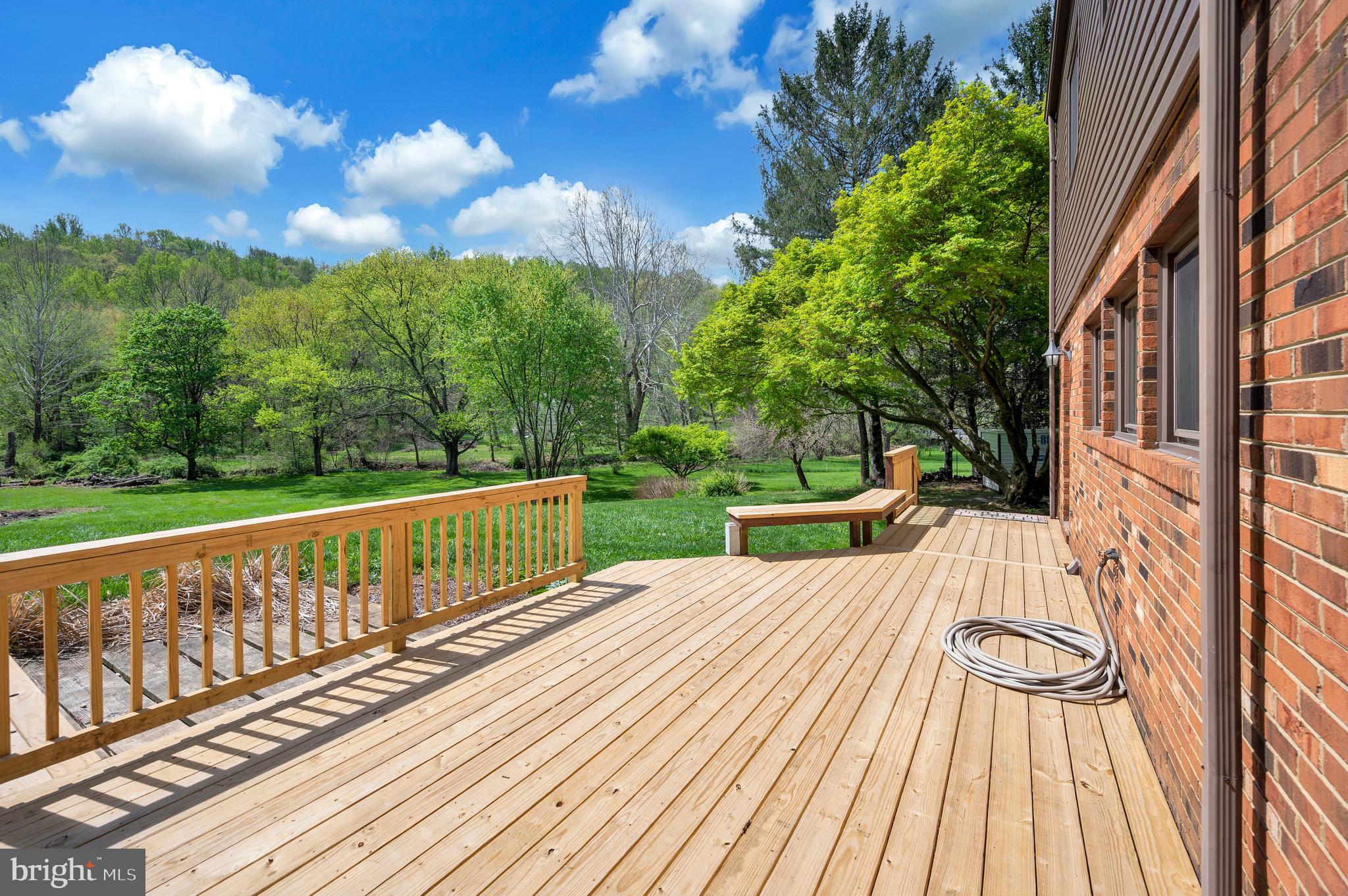 3195 Fiery Run Road Markham, VA 22643 - Photo 56 of 126 a view of balcony with wooden floor and fence