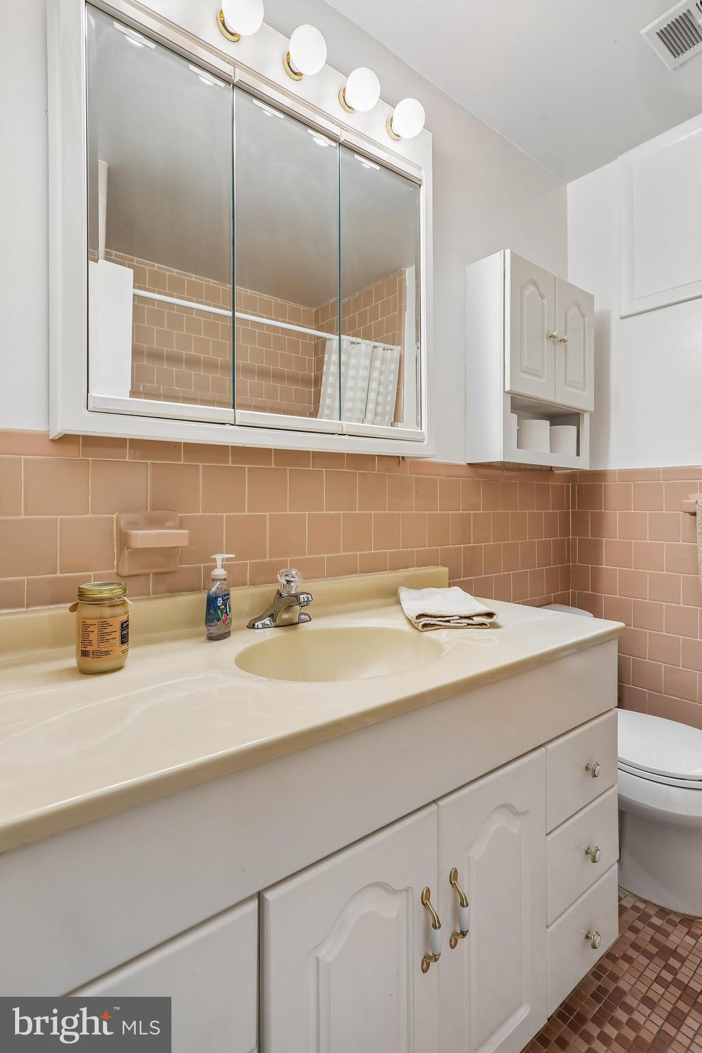 2 Foxhall Court Silver Spring, MD 20906 - Photo 43 of 86 a bathroom with a sink and a mirror