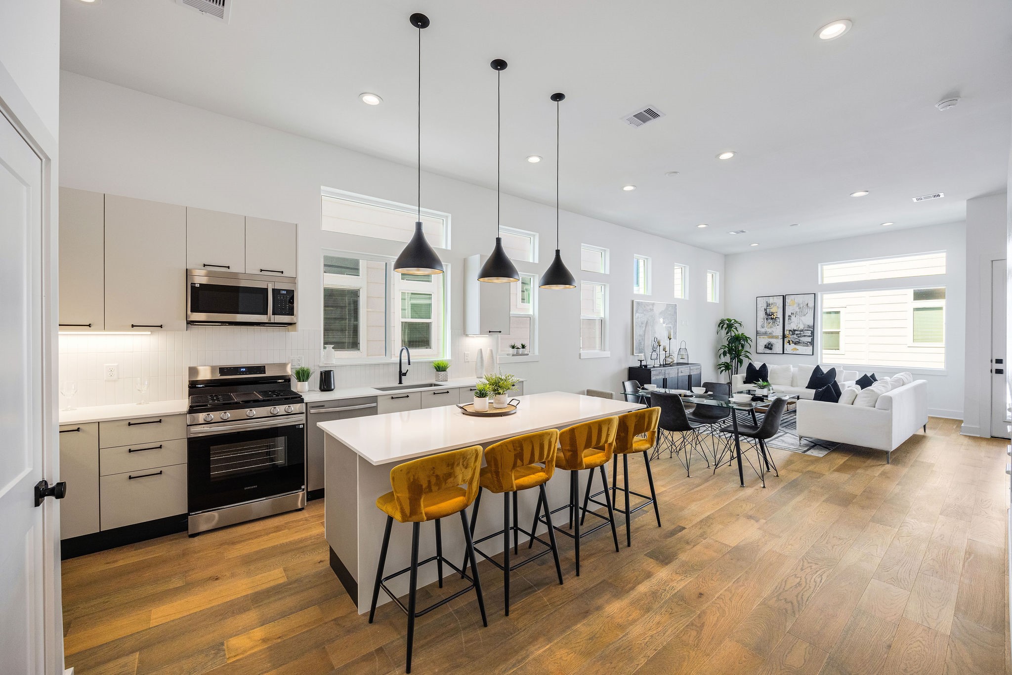 Welcome to 303 Marcella! Located in a gated community, equipped with private backyards, open concept modern designs, and timeless finishes!