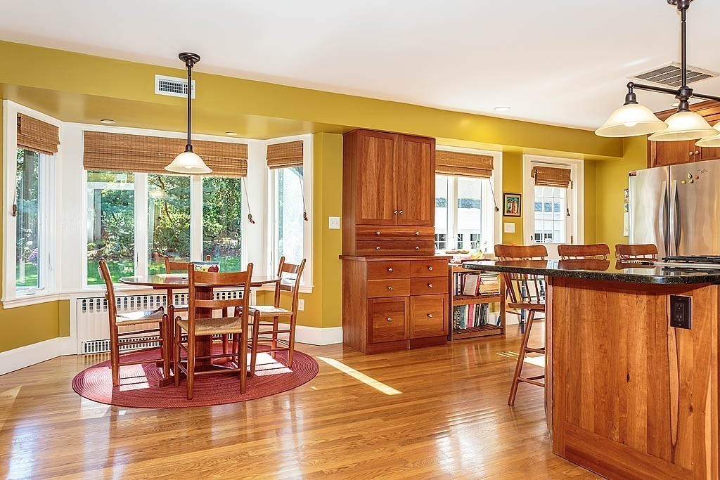 23 Jefferson Road Winchester, MA 01890 - Photo 12 of 30 a view of a dining room with furniture window and wooden floor