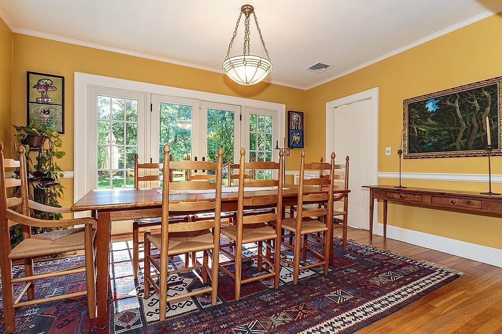 23 Jefferson Road Winchester, MA 01890 - Photo 9 of 30 a view of a dining room with furniture window and outside view