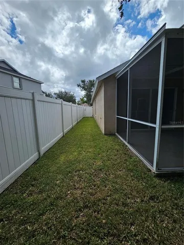 a view of outdoor space and deck