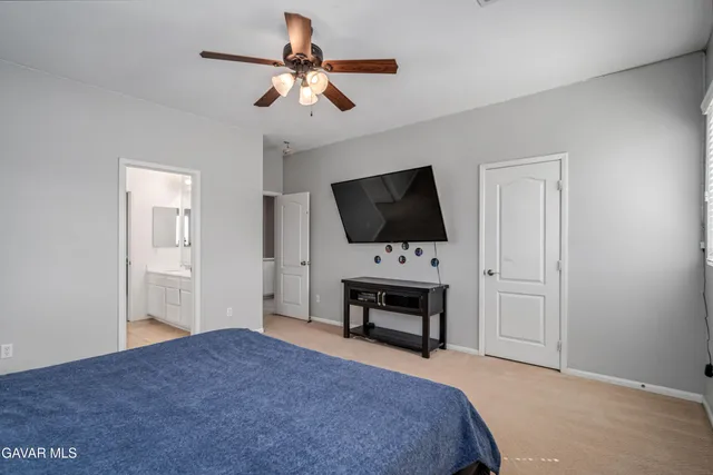 a view of a livingroom with a flat screen tv