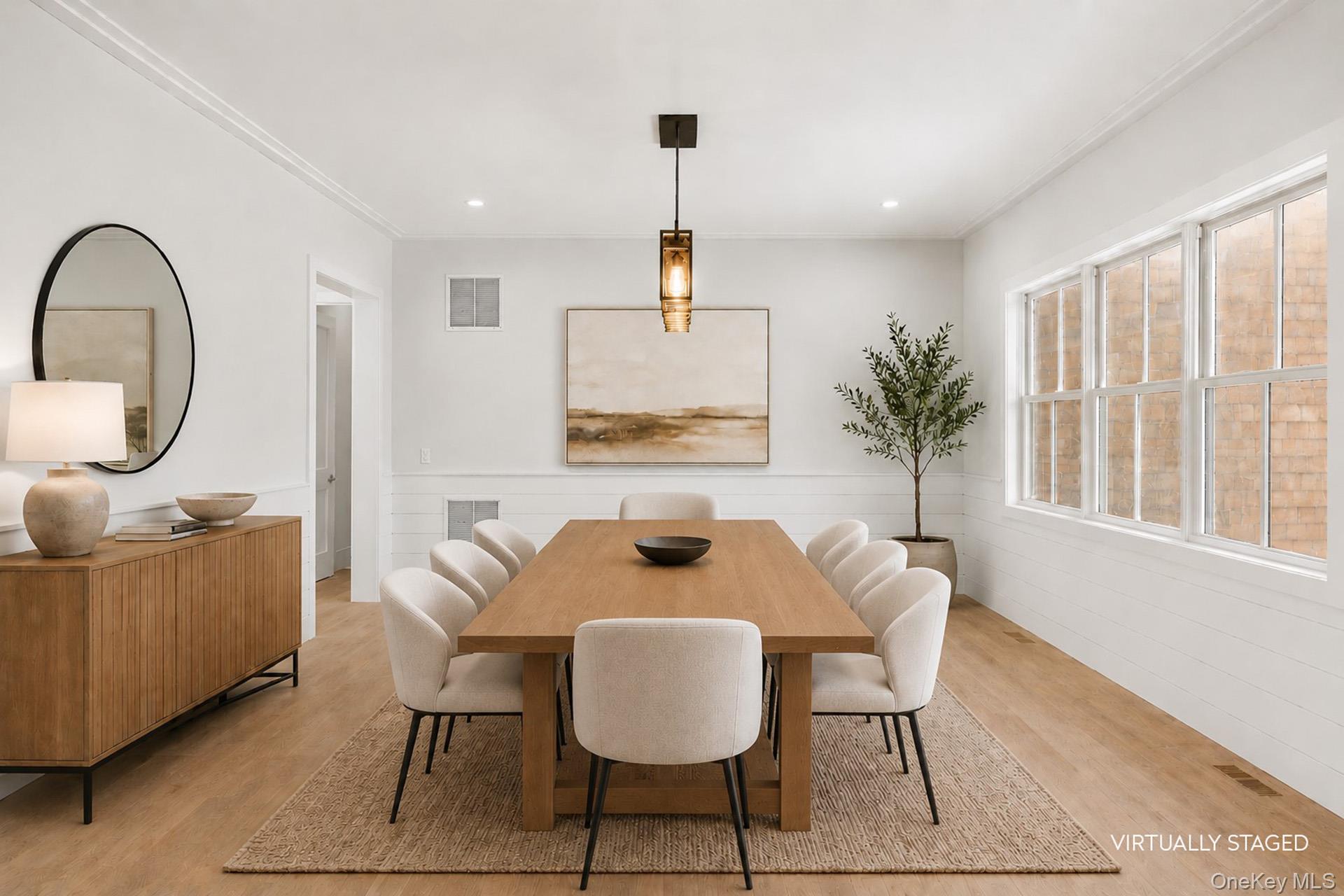 34 Old Main Road Quogue, NY 11959 - Photo 14 of 27 Staged Dining Room