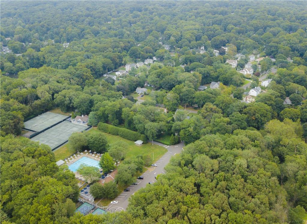 6 Echo Drive Darien, CT 06820 - Photo 34 of 37 a view of a lush green forest with lots of trees