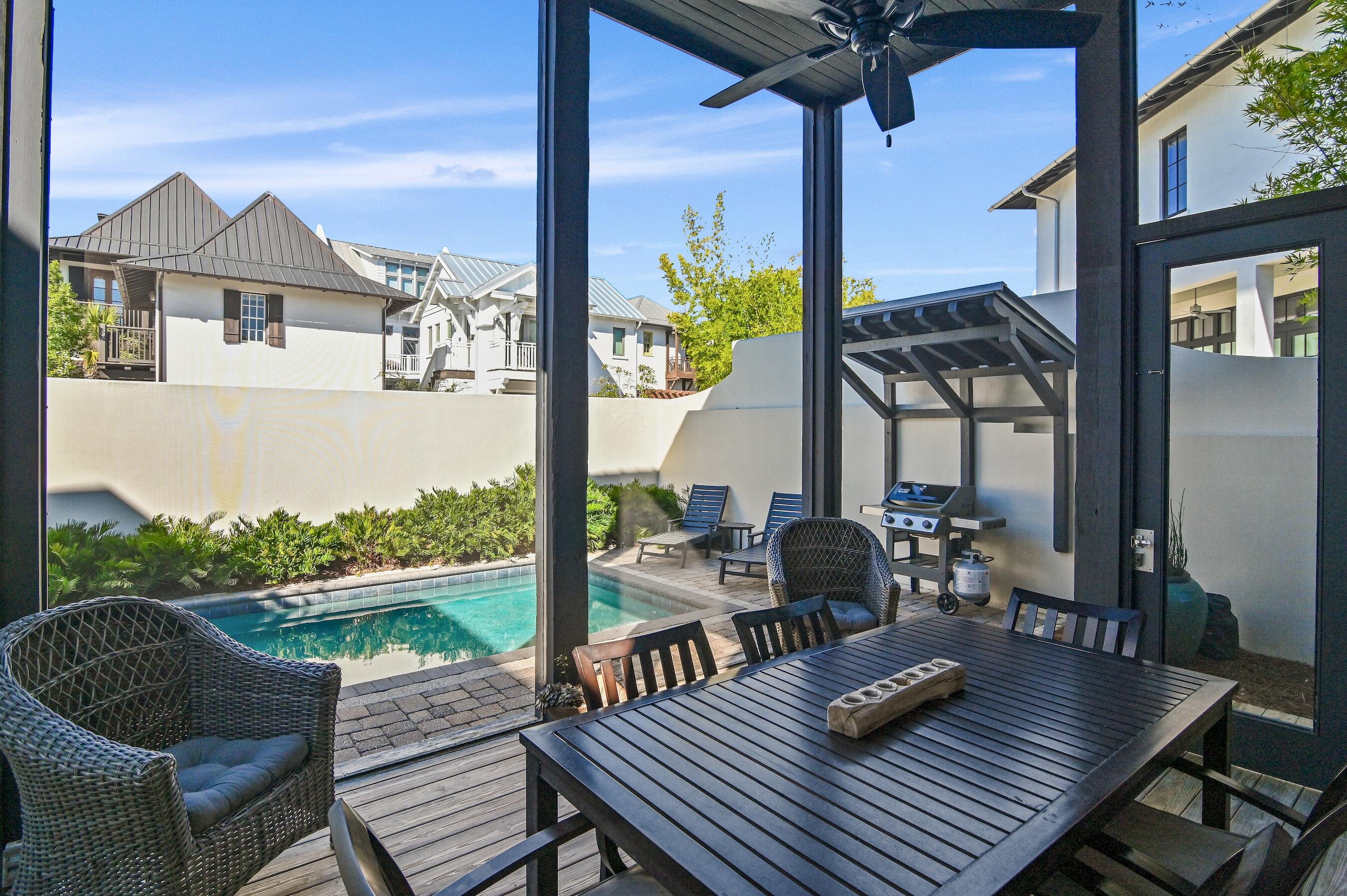 182 Kingston Road Inlet Beach, FL 32461 - Photo 16 of 55 a view of a patio with couches and table