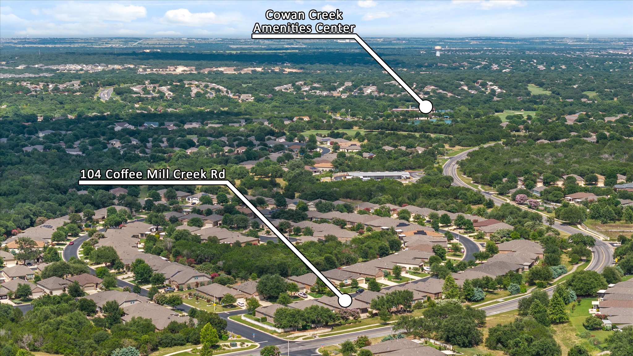 104 Coffee Mill Creek Road Georgetown, TX 78633 - Photo 33 of 40 Short golf card ride away from Cowan Creek Golf Club and Amenity Center.