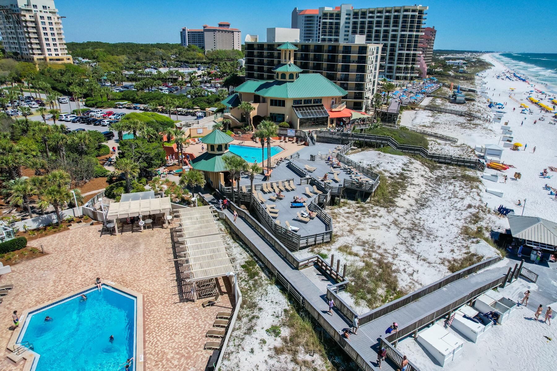 4202 Beachside 2, Unit 202 Miramar Beach, FL 32550 - Photo 33 of 45 a view of a balcony with an outdoor seating