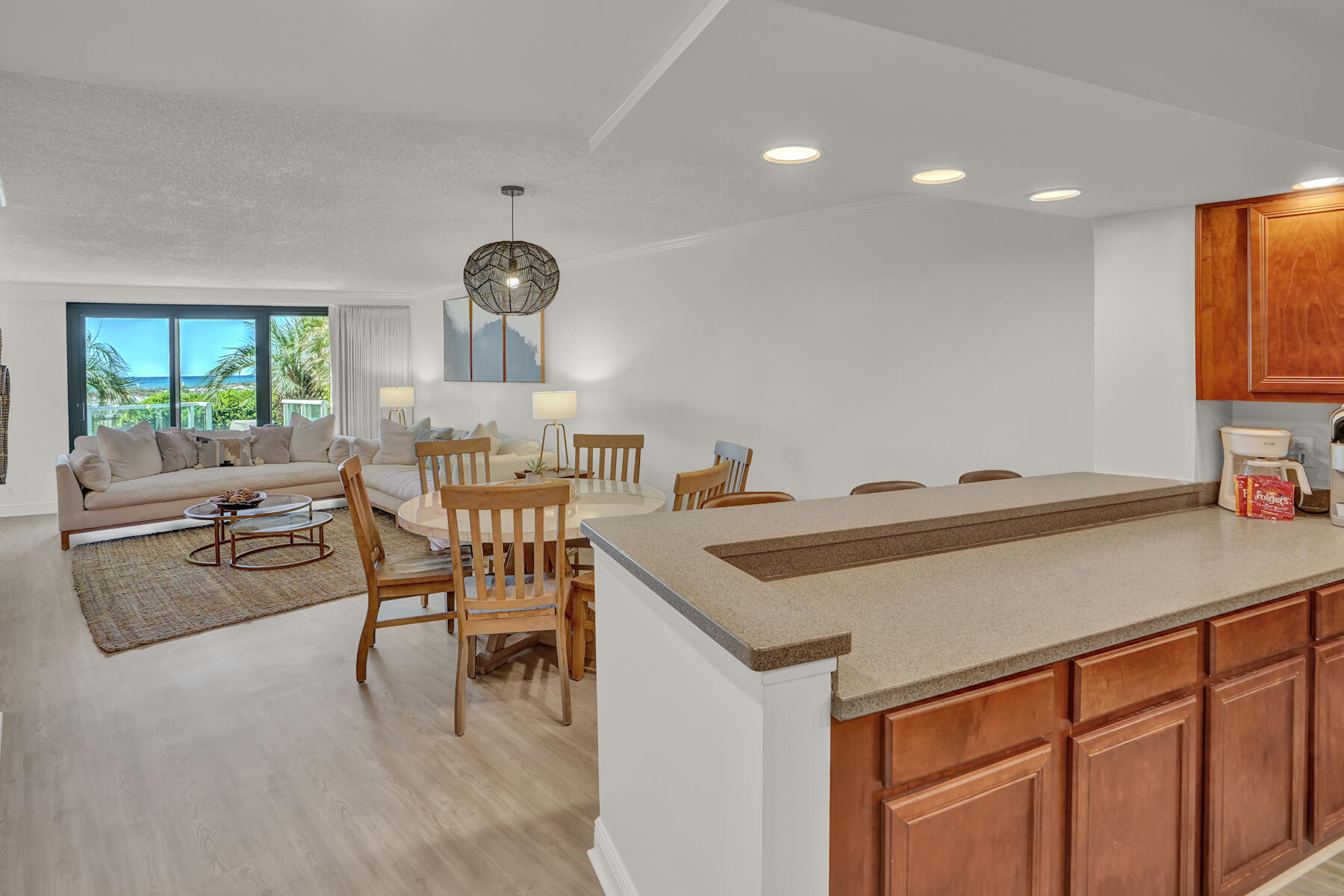 4202 Beachside 2, Unit 202 Miramar Beach, FL 32550 - Photo 7 of 45 a view of a kitchen counter space