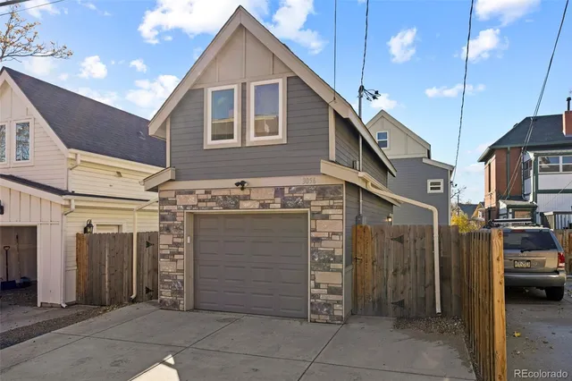 a view of a car garage
