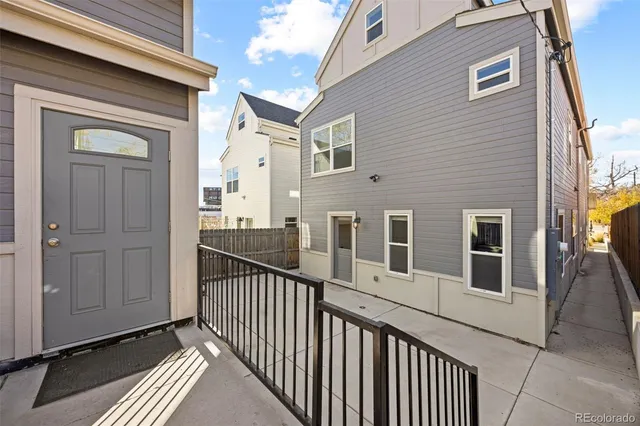 a view of a house with a patio