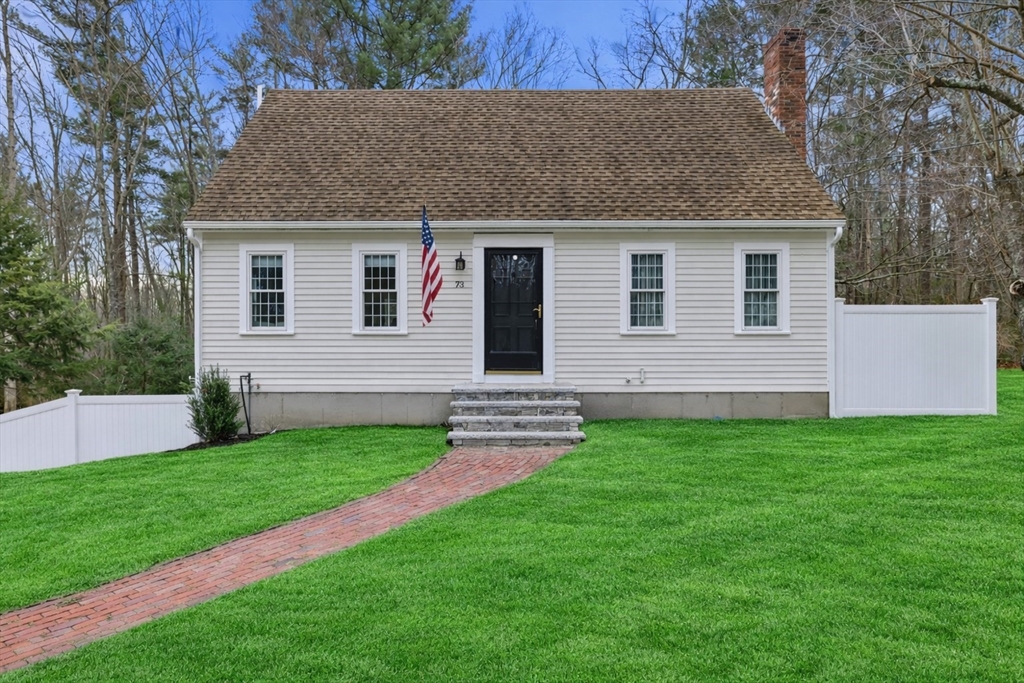 73 Shingle Mill Lane Hanover, MA 02339 - Photo 1 of 23 a front view of house with yard and green space