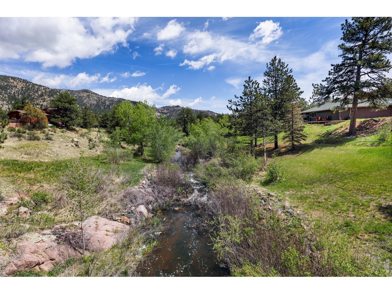 655 Kiowa Road Lyons, CO 80540 - Photo 2 of 48 a view of a big yard with lots of green space