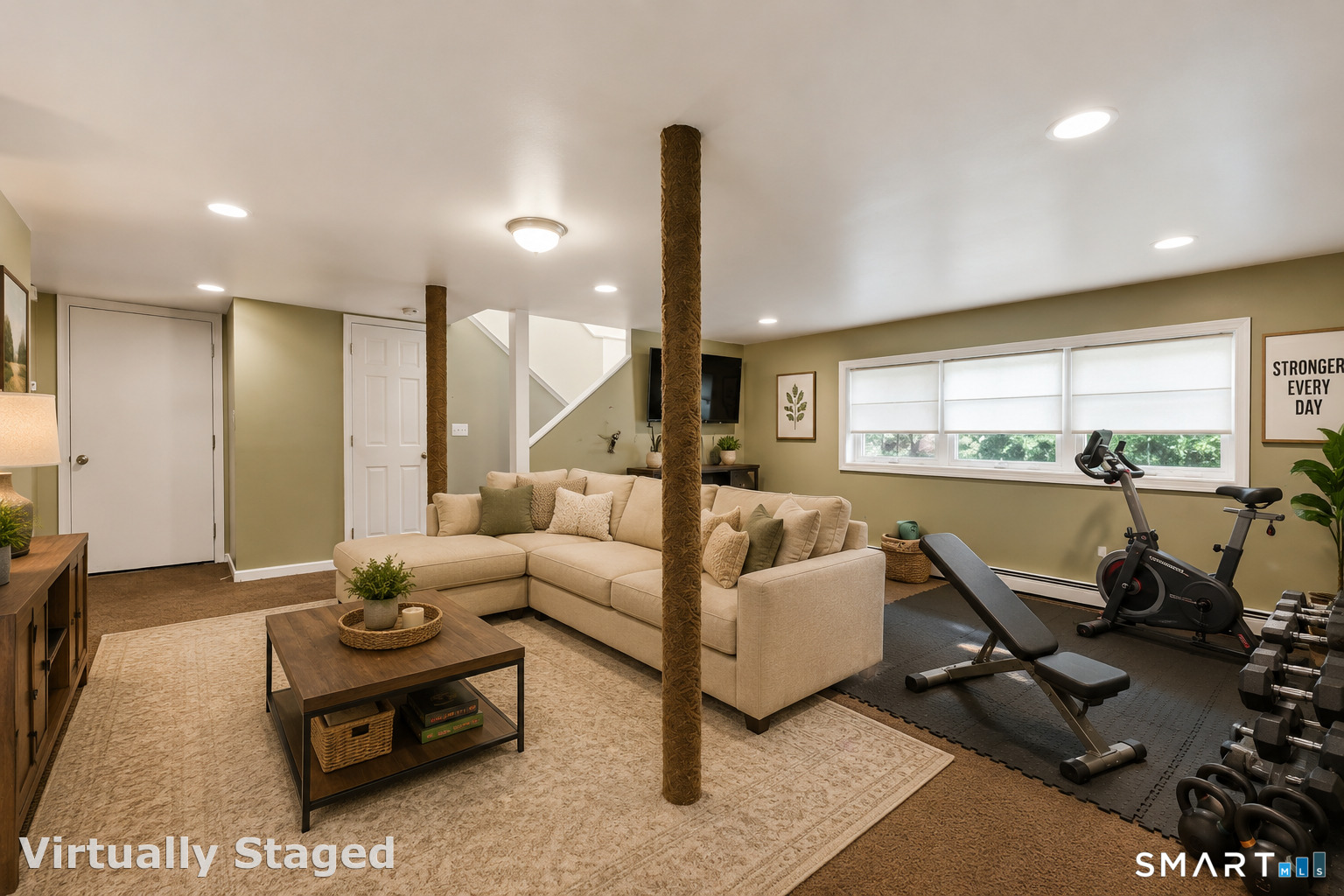 8 Old Bridge Road West New Fairfield, CT 06812 - Photo 23 of 35 A versatile finished lower level ready to become your ideal recreation space.