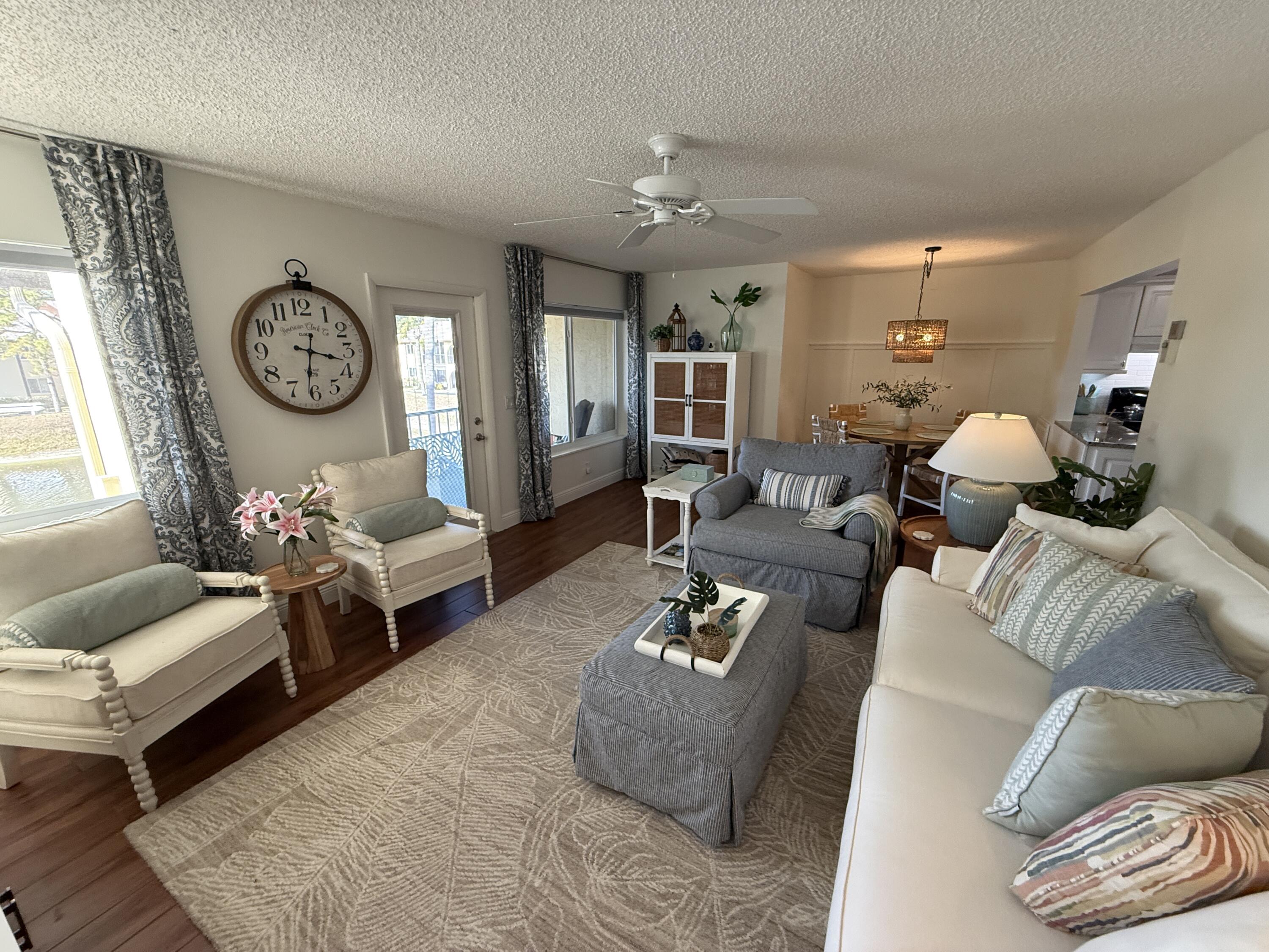 338 Pine Ridge Circle, Unit B2 Greenacres, FL 33463 - Photo 15 of 55 Living Room