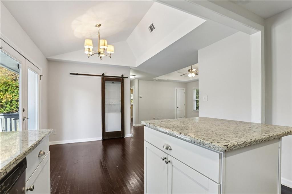 4938 White Boulevard Southwest Mableton, GA 30126 - Photo 14 of 39 a view of kitchen and center island