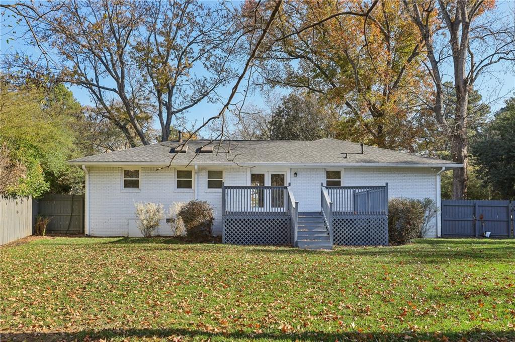 4938 White Boulevard Southwest Mableton, GA 30126 - Photo 38 of 39 a front view of a house with a garden