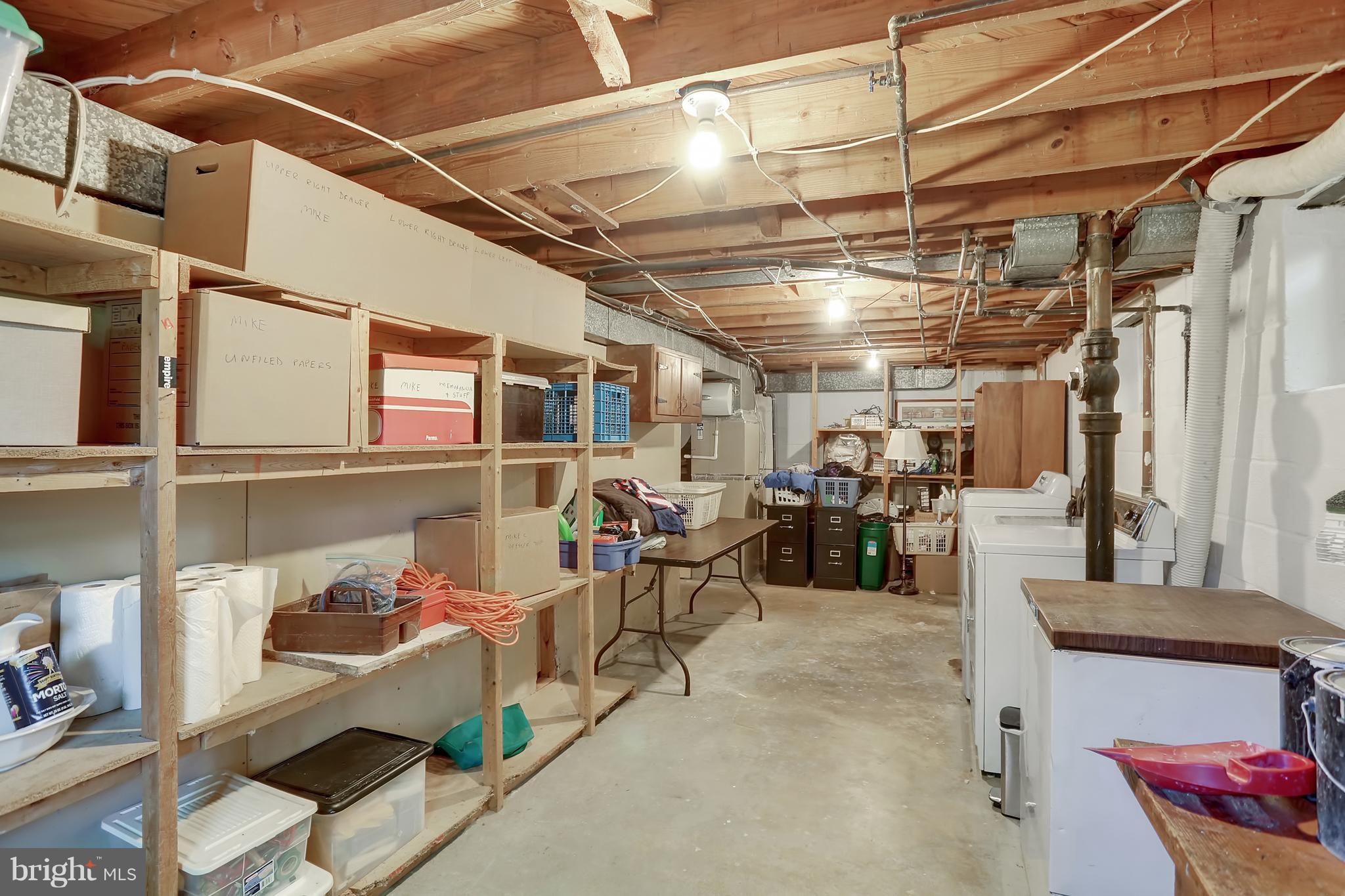 5507 Callander Drive Springfield, VA 22151 - Photo 22 of 30 Basement utility rm/storage rm/laundry rm