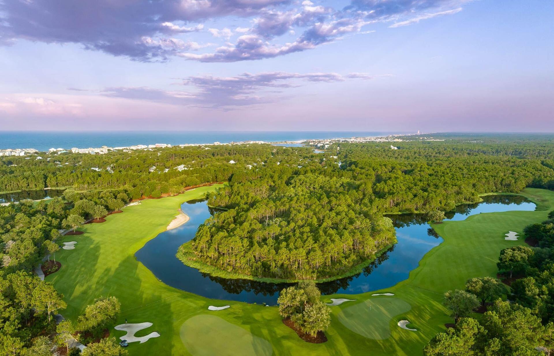 Lot 83 Windsong Dr Inlet Beach Inlet Beach, FL 32461 - Photo 17 of 21 a view of a lake with a yard
