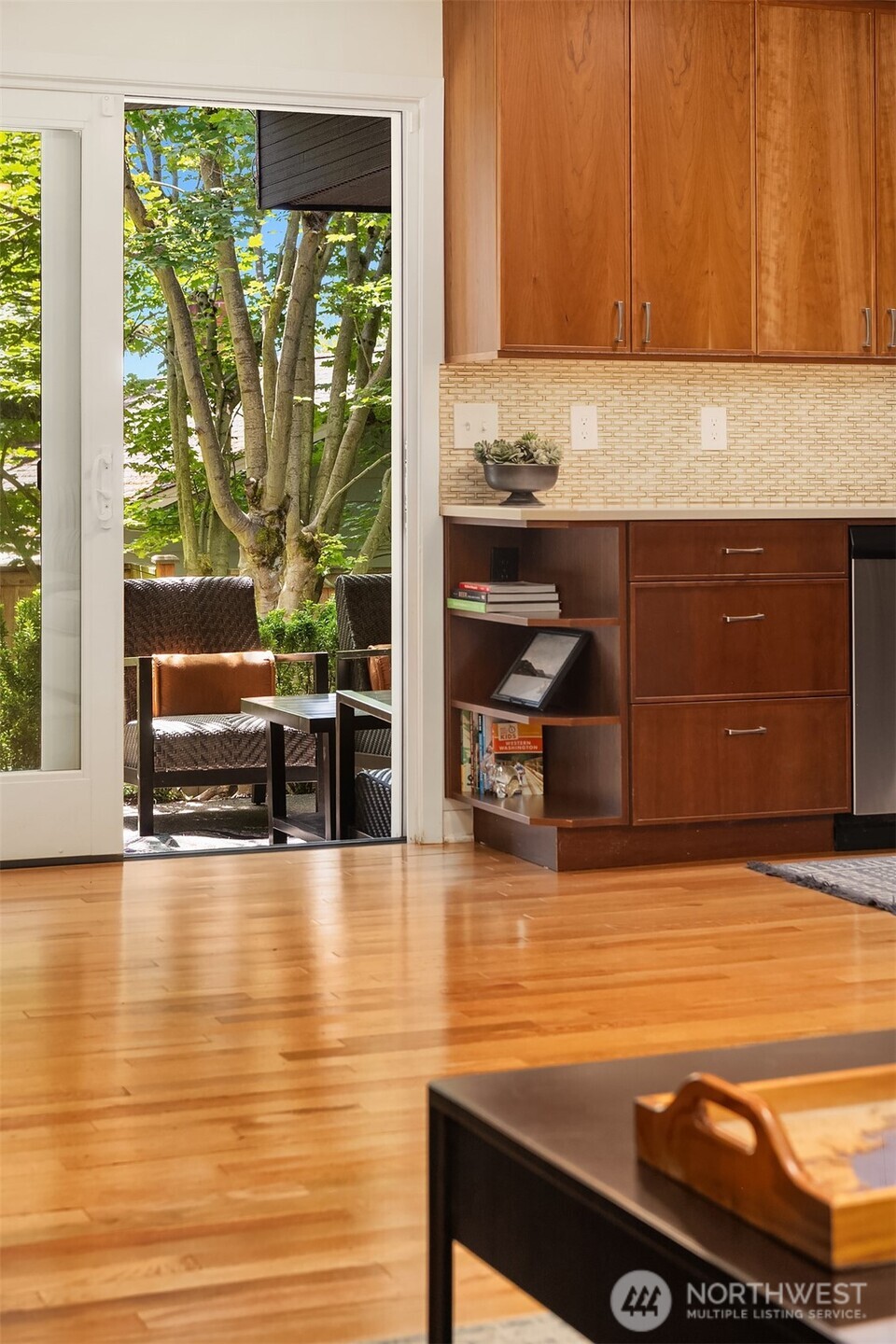 6034 40th Avenue Northeast Seattle, WA 98115 - Photo 14 of 40 a room with wooden floor and furniture
