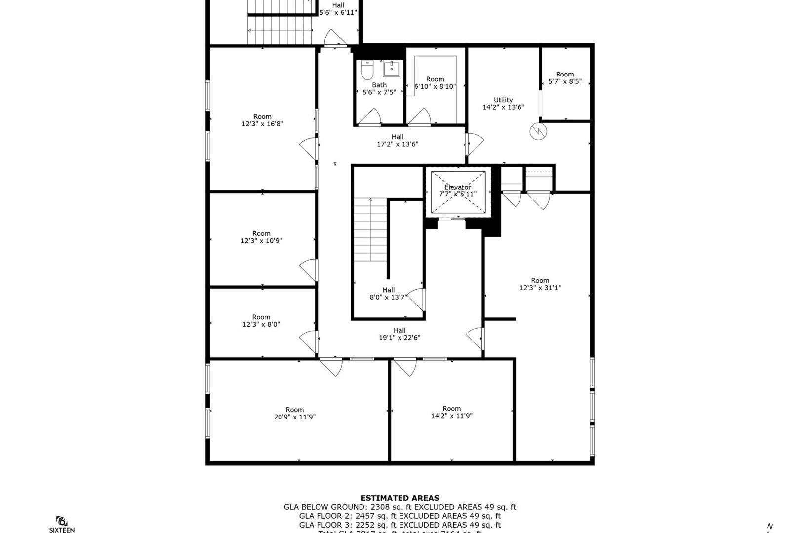 504 East Church Street Champaign, IL 61820 - Photo 52 of 55 a picture of a floor plan