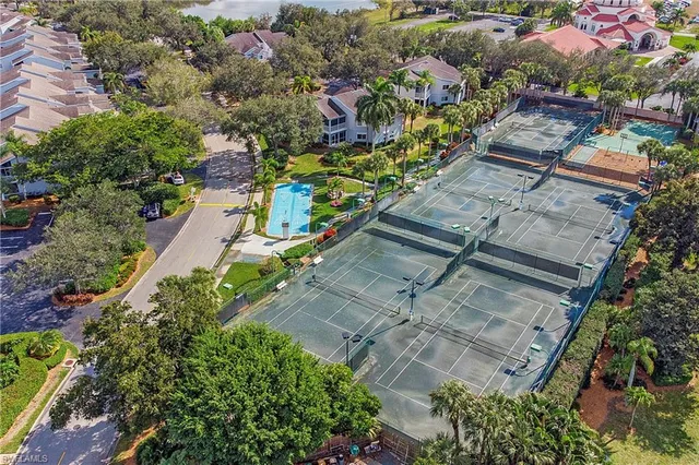 an aerial view of residential house with outdoor space