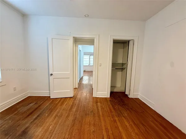 wooden floor in an empty room
