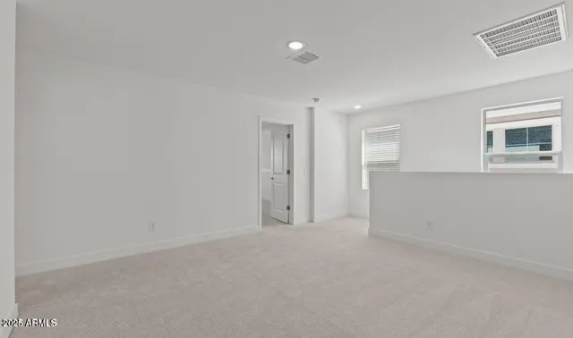 a view of empty room