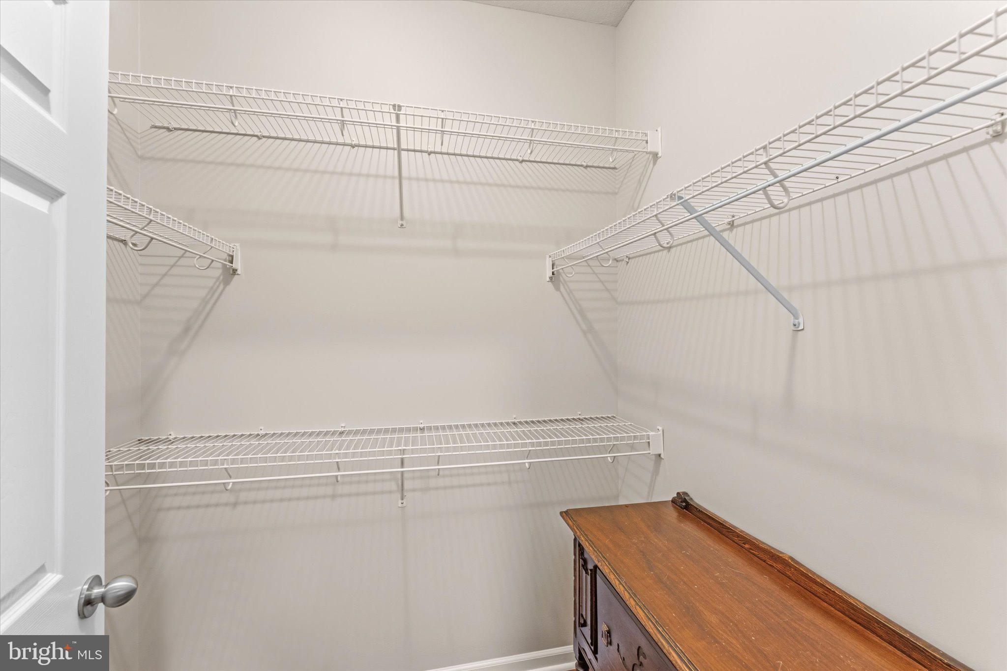 503 Sunset View Terrace Southeast, Unit 101 Leesburg, VA 20175 - Photo 24 of 39 Spacious closet with versatile shelving.