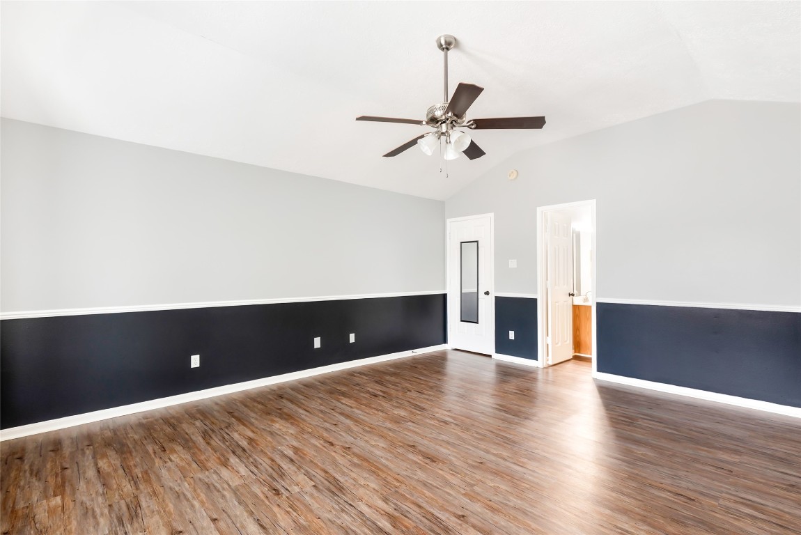 31315 Copperleaf Drive Spring, TX 77386 - Photo 22 of 34 a view of a livingroom with wooden floor and ceiling fan
