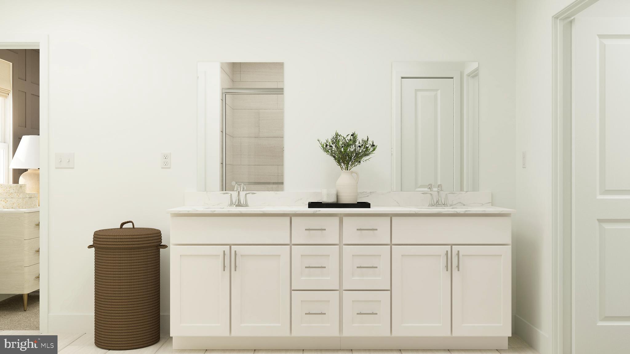 74 Bellan Drive Princeton, NJ 08540 - Photo 15 of 26 a bathroom with a sink and a mirror