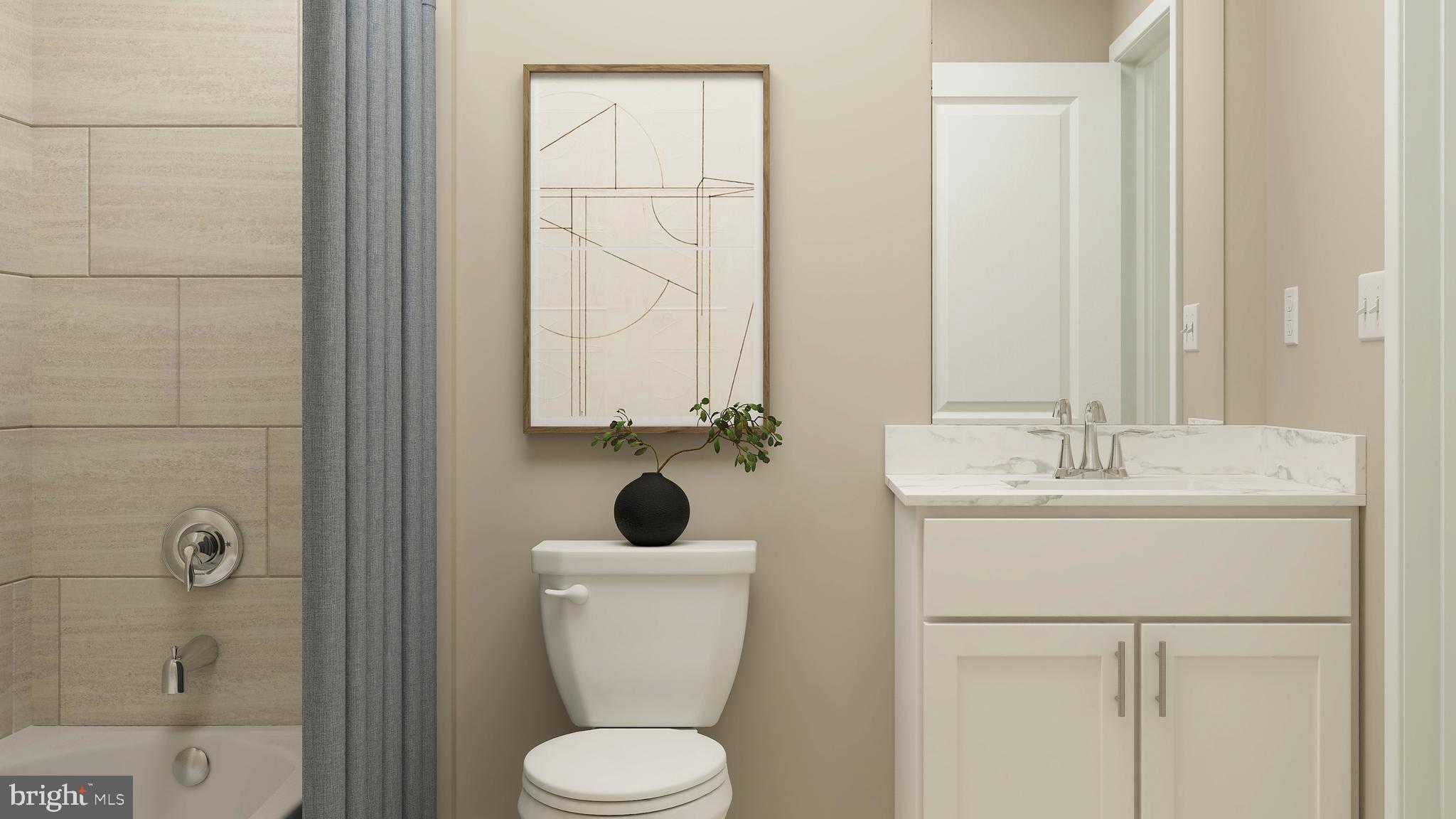 74 Bellan Drive Princeton, NJ 08540 - Photo 21 of 26 a bathroom with a toilet sink and mirror